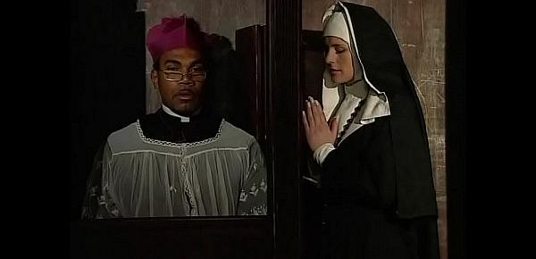  Dirty nun ass fucked by a black priest in the confessional